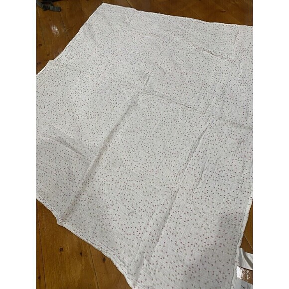 Aden + Anais Unisex Baby POLKA DOT PINK Hearts Cotton Muslin Swaddle Blanket - Picture 3 of 5